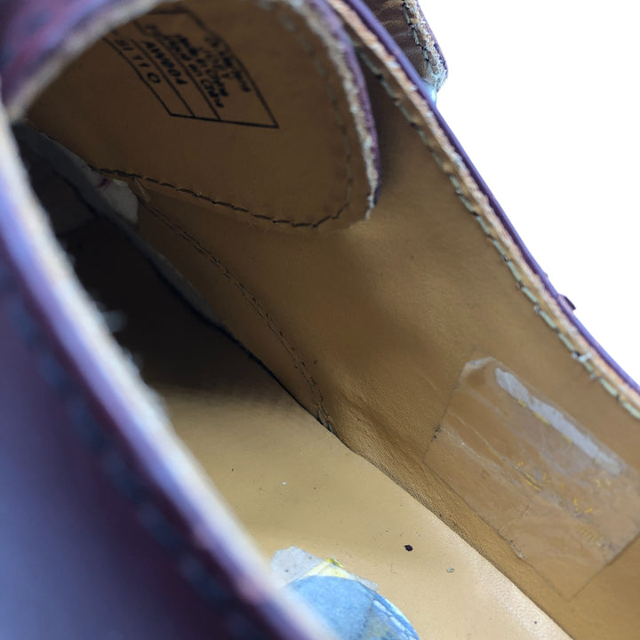 Dr. Martens Monk Strap Shoes 5 Women's 24.0cm genuine leather wine-red Vintage Second Hand