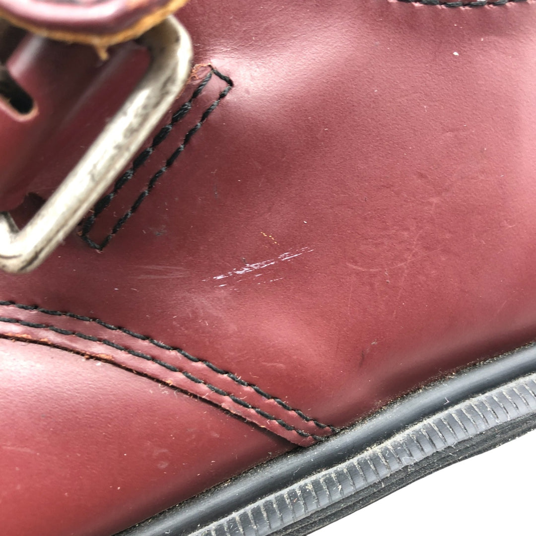 Dr. Martens Monk Strap Shoes 5 Women's 24.0cm genuine leather wine-red Vintage Second Hand
