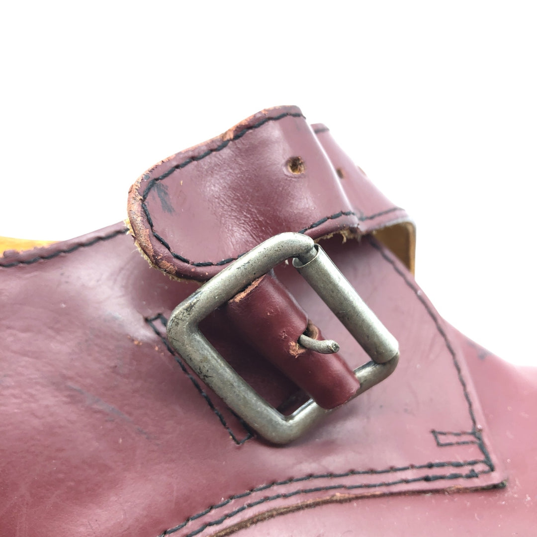 Dr. Martens Monk Strap Shoes 5 Women's 24.0cm genuine leather wine-red Vintage Second Hand