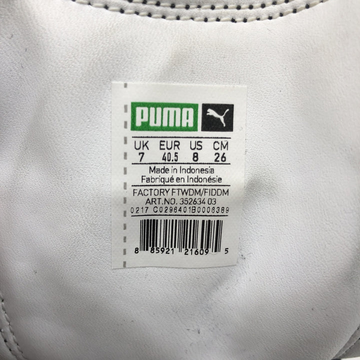 PUMA SUEDE SNEAKERS 8 Men's 26.0cm unknown black type Vintage Second Hand