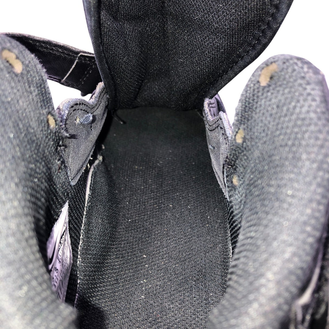 Nike Air Force 1 Mid Sneakers 6Y Women's 24.5cm Synthetic leather black type Vintage Second Hand