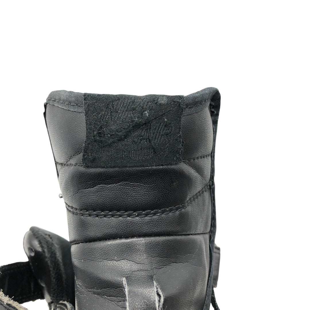 Nike Air Force 1 Mid Sneakers 6Y Women's 24.5cm Synthetic leather black type Vintage Second Hand