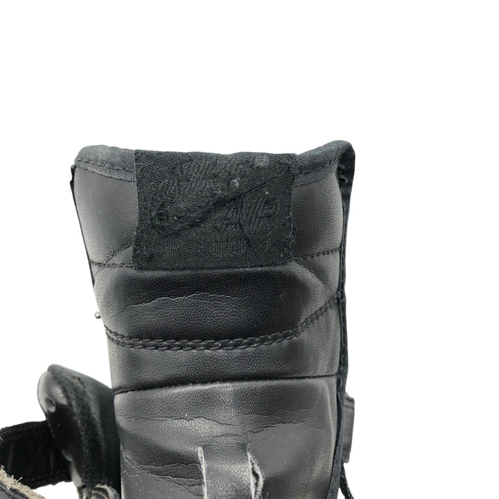 Nike Air Force 1 Mid Sneakers 6Y Women's 24.5cm Synthetic leather black type Vintage Second Hand