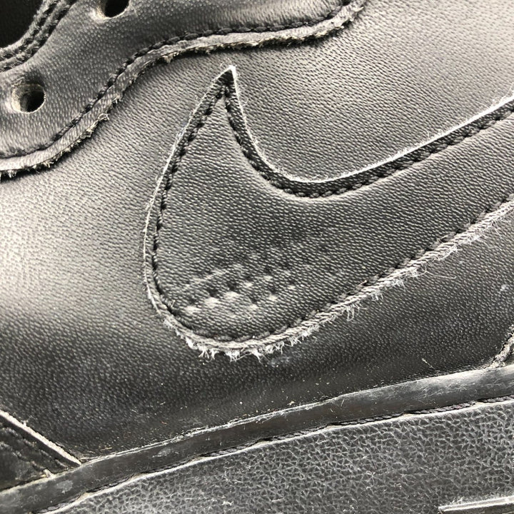 Nike Air Force 1 Mid Sneakers 6Y Women's 24.5cm Synthetic leather black type Vintage Second Hand