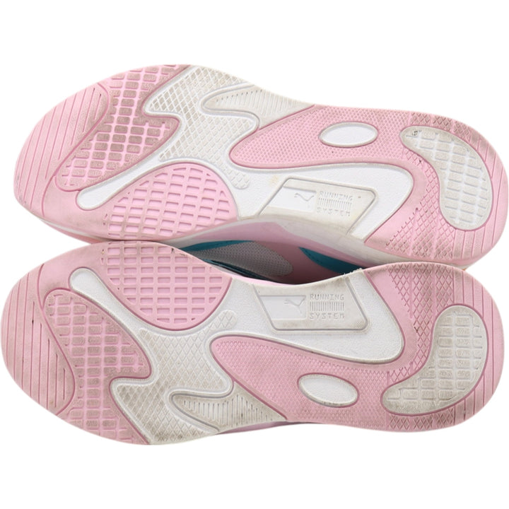 PUMA RS-X3 PLASTIC Dad Sneakers 7C Women's 24.5cm unclear pink type Vintage Second Hand