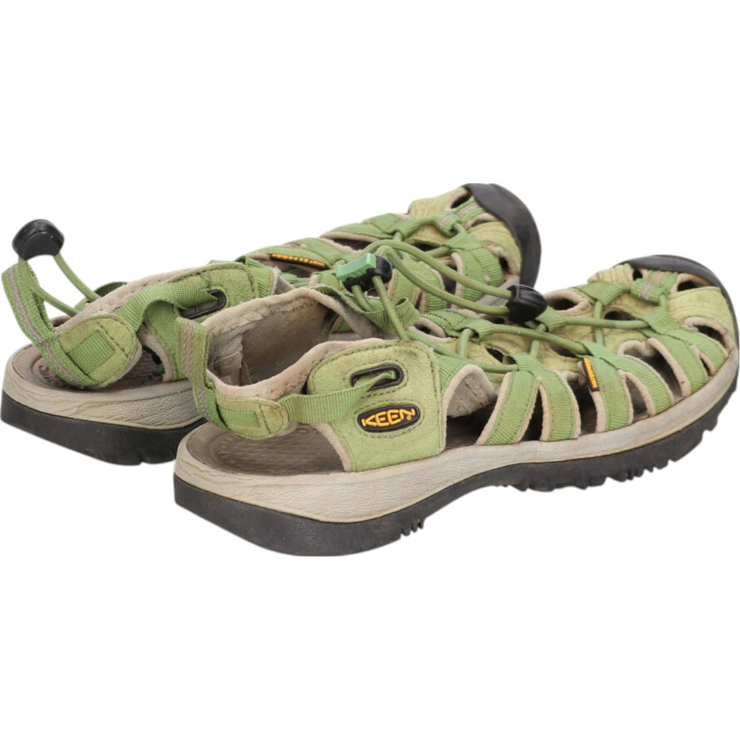 KEEN WHISPER Outdoor Sandals Women's 24.5cm unknown green type Vintage Second Hand