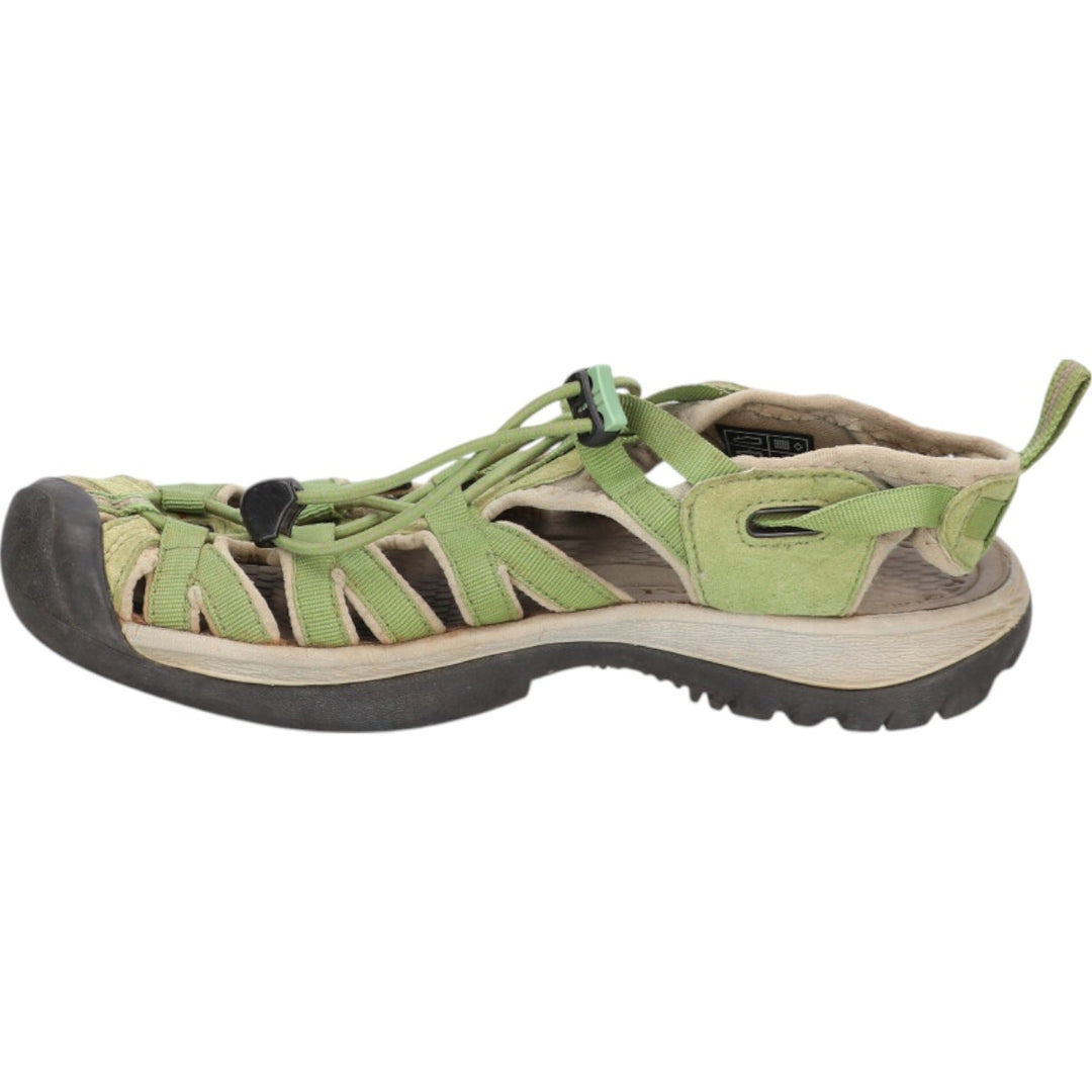 KEEN WHISPER Outdoor Sandals Women's 24.5cm unknown green type Vintage Second Hand