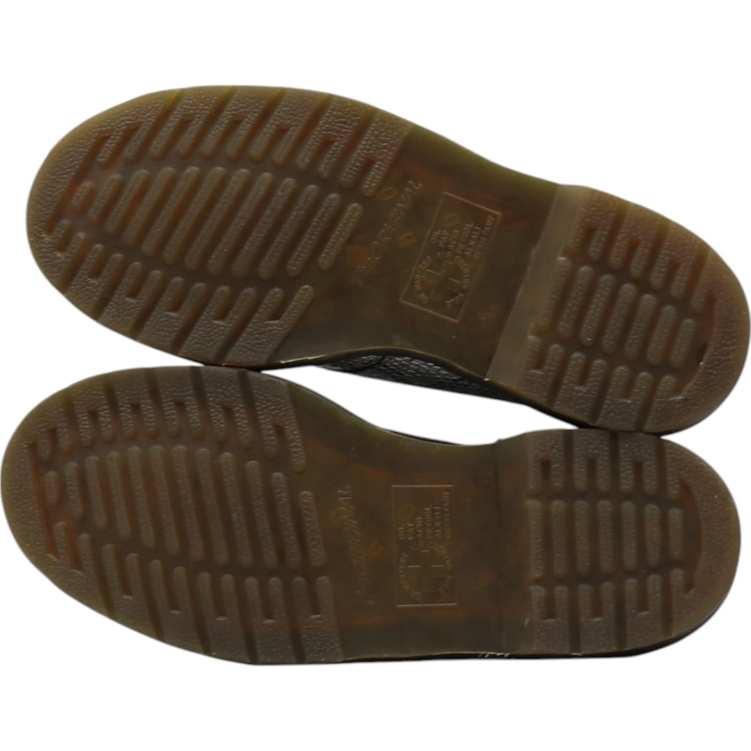 Dr. Martens Snake Pattern Python Pattern 3 Hole Shoes 4 Women's 23.5cm genuine leather Silver type Vintage Second Hand