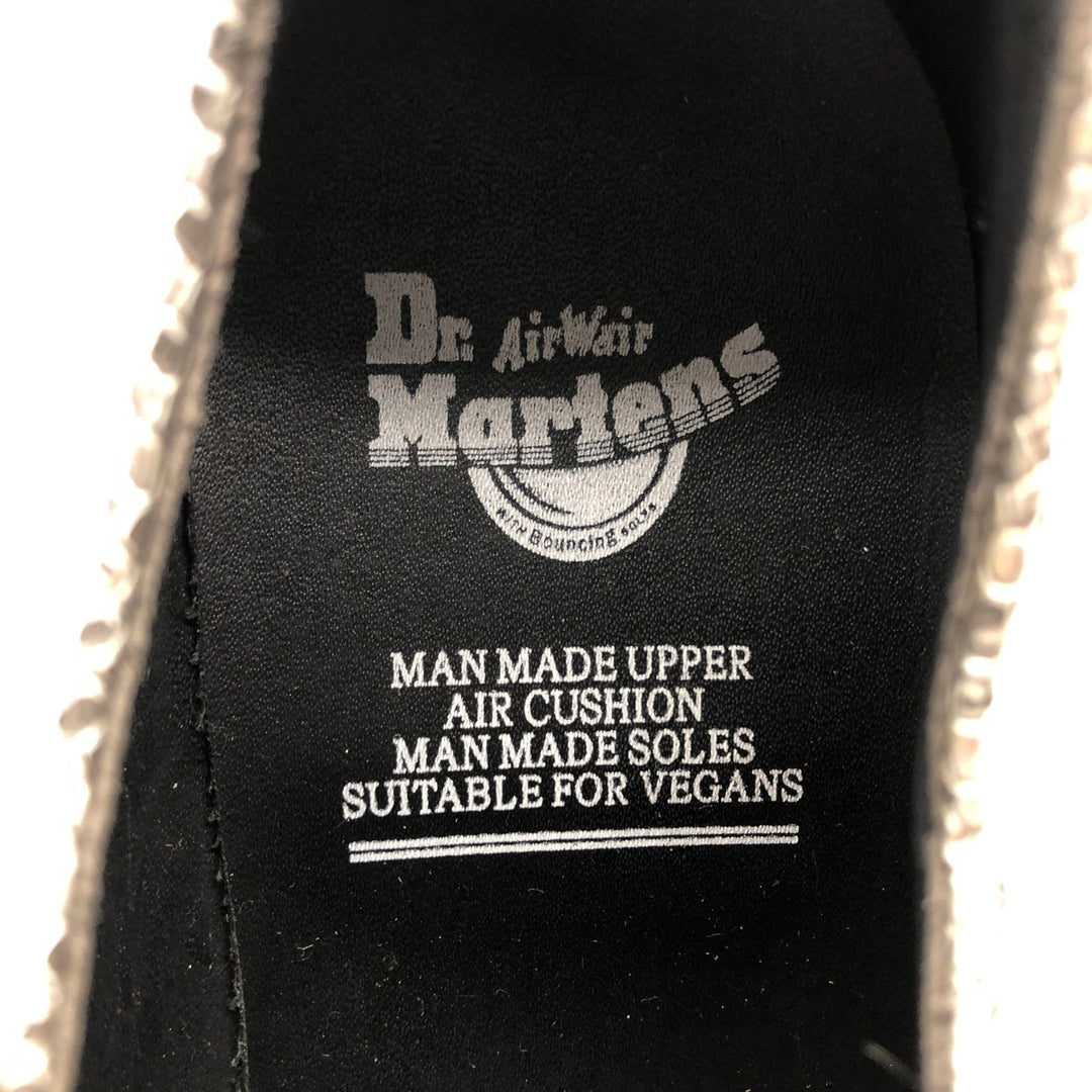 Dr. Martens Snake Pattern Python Pattern 3 Hole Shoes 4 Women's 23.5cm genuine leather Silver type Vintage Second Hand