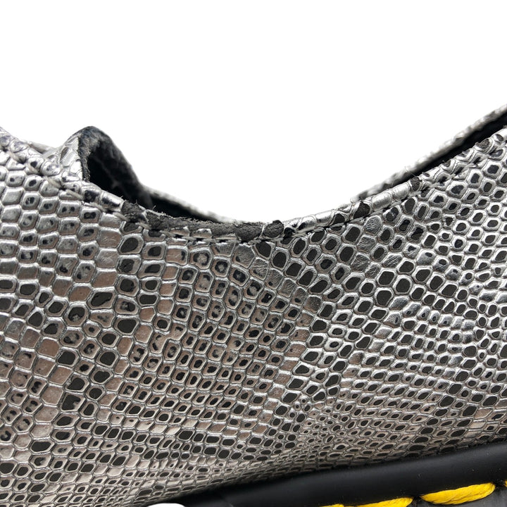 Dr. Martens Snake Pattern Python Pattern 3 Hole Shoes 4 Women's 23.5cm genuine leather Silver type Vintage Second Hand