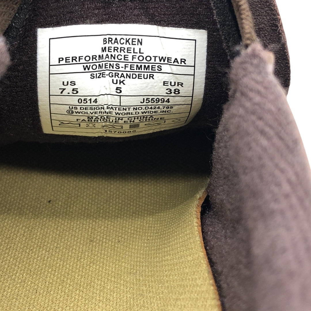 Merrell Jungle Moc Outdoor Sneakers 7.5 Women's 24.5cm unknown brown type Vintage Second Hand