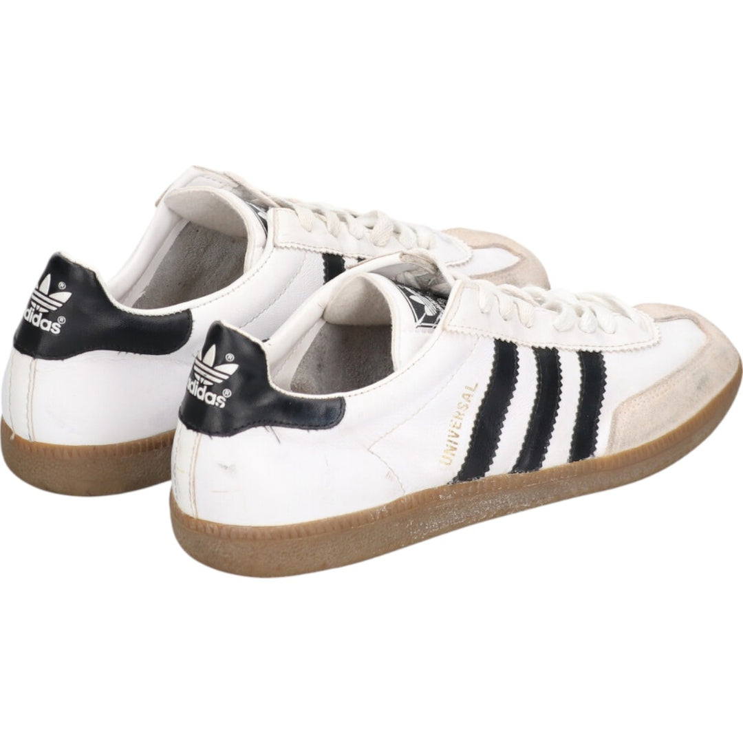 90s Adidas UNIVERSAL Sneakers 8 1/2 Men's 10.4" equivalent Vintage /saa014281 Men's 26.5cm genuine leather white type Vintage Second Hand