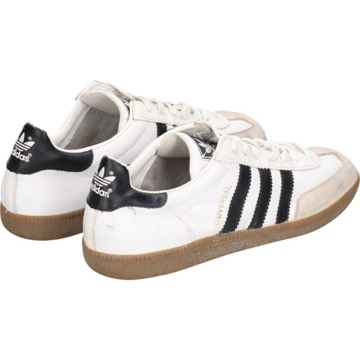 90s Adidas UNIVERSAL Sneakers 8 1/2 Men's 10.4" equivalent Vintage /saa014281 Men's 26.5cm genuine leather white type Vintage Second Hand
