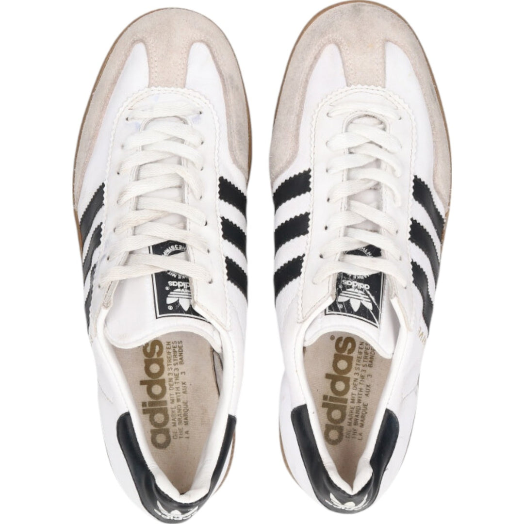 90s Adidas UNIVERSAL Sneakers 8 1/2 Men's 10.4" equivalent Vintage /saa014281 Men's 26.5cm genuine leather white type Vintage Second Hand