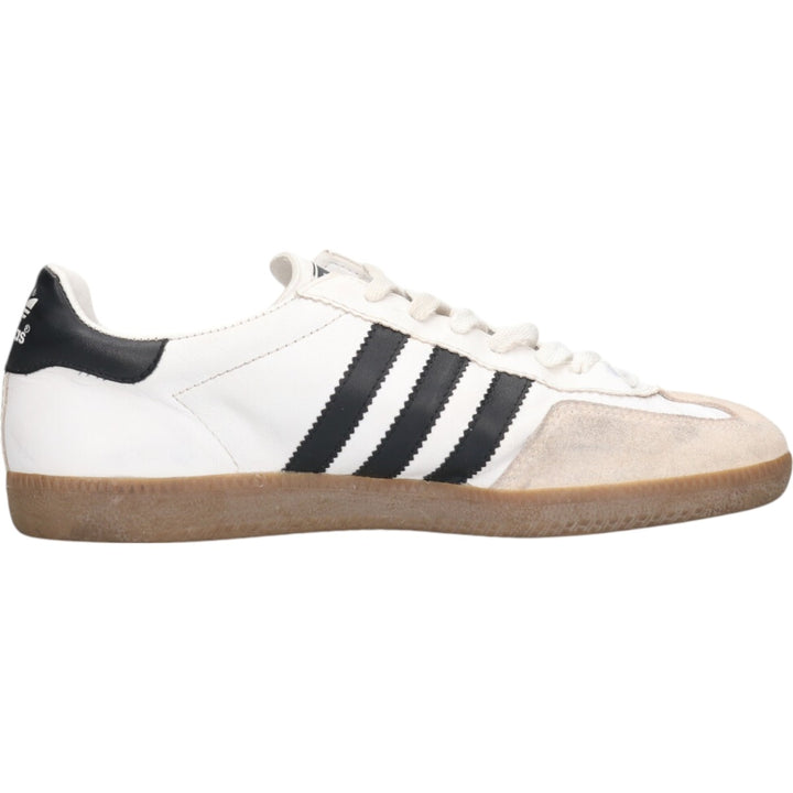 90s Adidas UNIVERSAL Sneakers 8 1/2 Men's 10.4" equivalent Vintage /saa014281 Men's 26.5cm genuine leather white type Vintage Second Hand