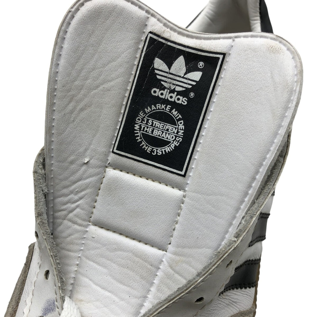 90s Adidas UNIVERSAL Sneakers 8 1/2 Men's 10.4" equivalent Vintage /saa014281 Men's 26.5cm genuine leather white type Vintage Second Hand