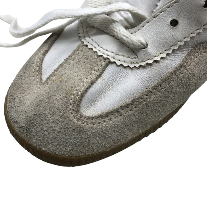 90s Adidas UNIVERSAL Sneakers 8 1/2 Men's 10.4" equivalent Vintage /saa014281 Men's 26.5cm genuine leather white type Vintage Second Hand