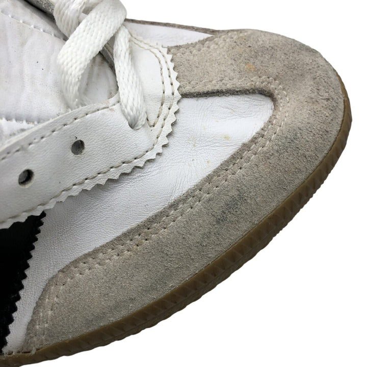 90s Adidas UNIVERSAL Sneakers 8 1/2 Men's 10.4" equivalent Vintage /saa014281 Men's 26.5cm genuine leather white type Vintage Second Hand