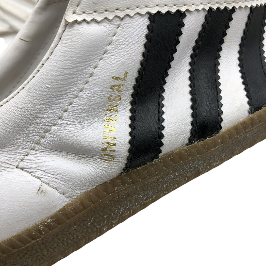 90s Adidas UNIVERSAL Sneakers 8 1/2 Men's 10.4" equivalent Vintage /saa014281 Men's 26.5cm genuine leather white type Vintage Second Hand