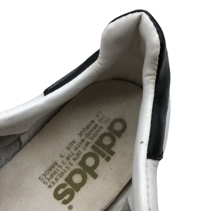 90s Adidas UNIVERSAL Sneakers 8 1/2 Men's 10.4" equivalent Vintage /saa014281 Men's 26.5cm genuine leather white type Vintage Second Hand