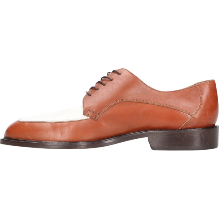 Florsheim IMPERIAL Imperial two-tone U-tip shoes, made in Italy, 9 1/2 Men's 27.5cm genuine leather brown type Vintage Second Hand