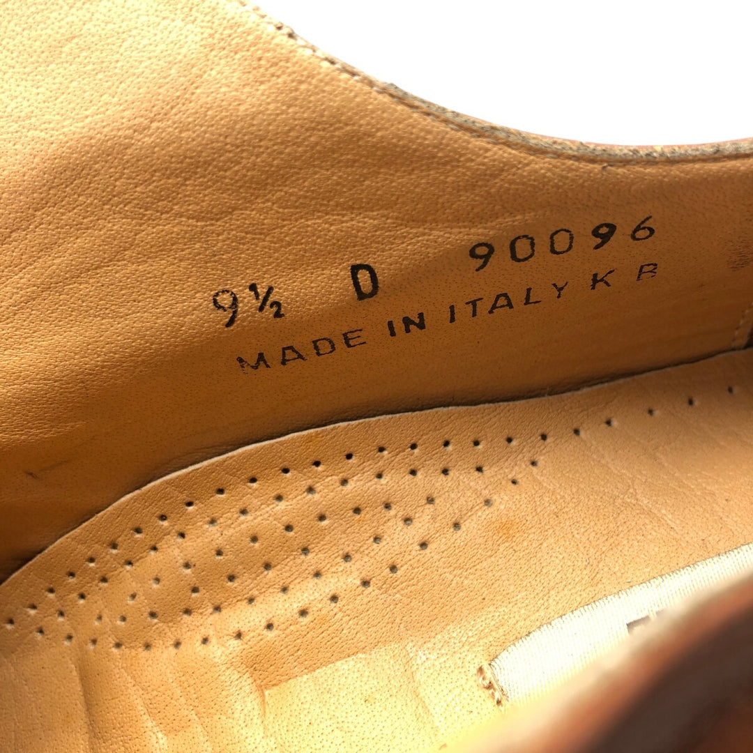 Florsheim IMPERIAL Imperial two-tone U-tip shoes, made in Italy, 9 1/2 Men's 27.5cm genuine leather brown type Vintage Second Hand