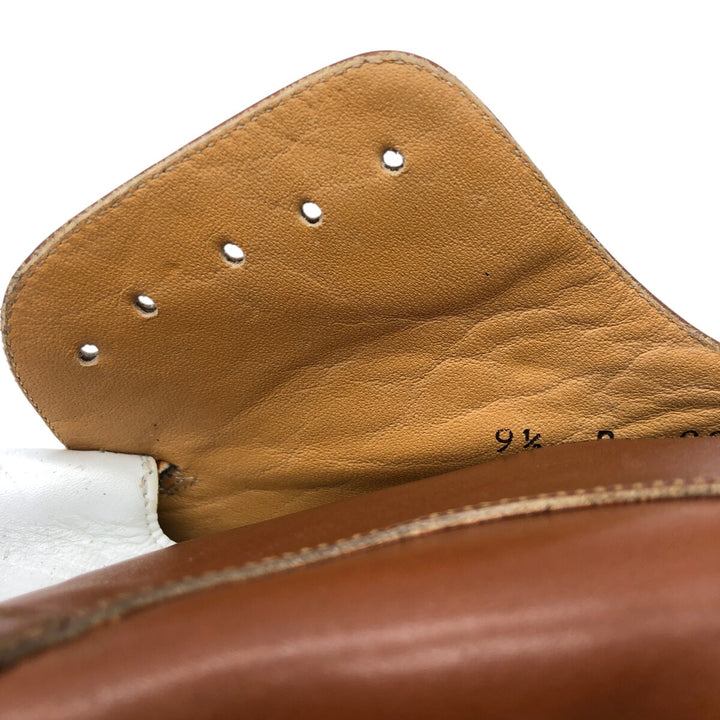 Florsheim IMPERIAL Imperial two-tone U-tip shoes, made in Italy, 9 1/2 Men's 27.5cm genuine leather brown type Vintage Second Hand