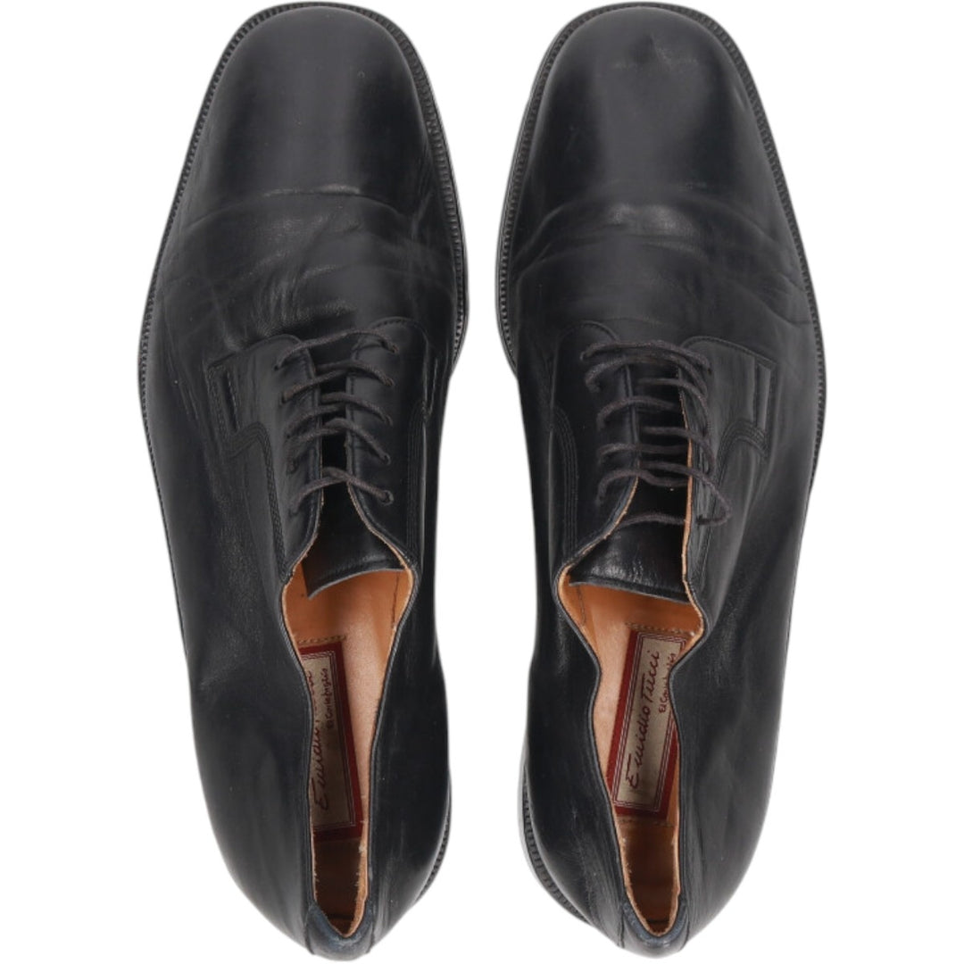 EMIDIO TUCCI Plain Toe Shoes 44 Men's 27.0cm genuine leather black type Vintage Second Hand