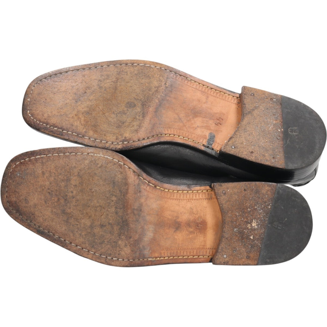 EMIDIO TUCCI Plain Toe Shoes 44 Men's 27.0cm genuine leather black type Vintage Second Hand