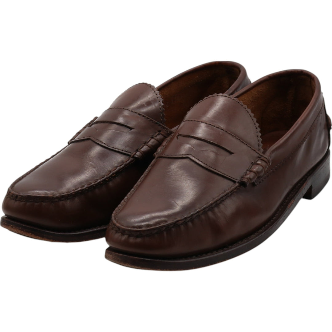 Allen Edmonds Kenwood Coin Loafers Made in USA 10 1/2 Men's 28.5cm genuine leather brown type Vintage Second Hand