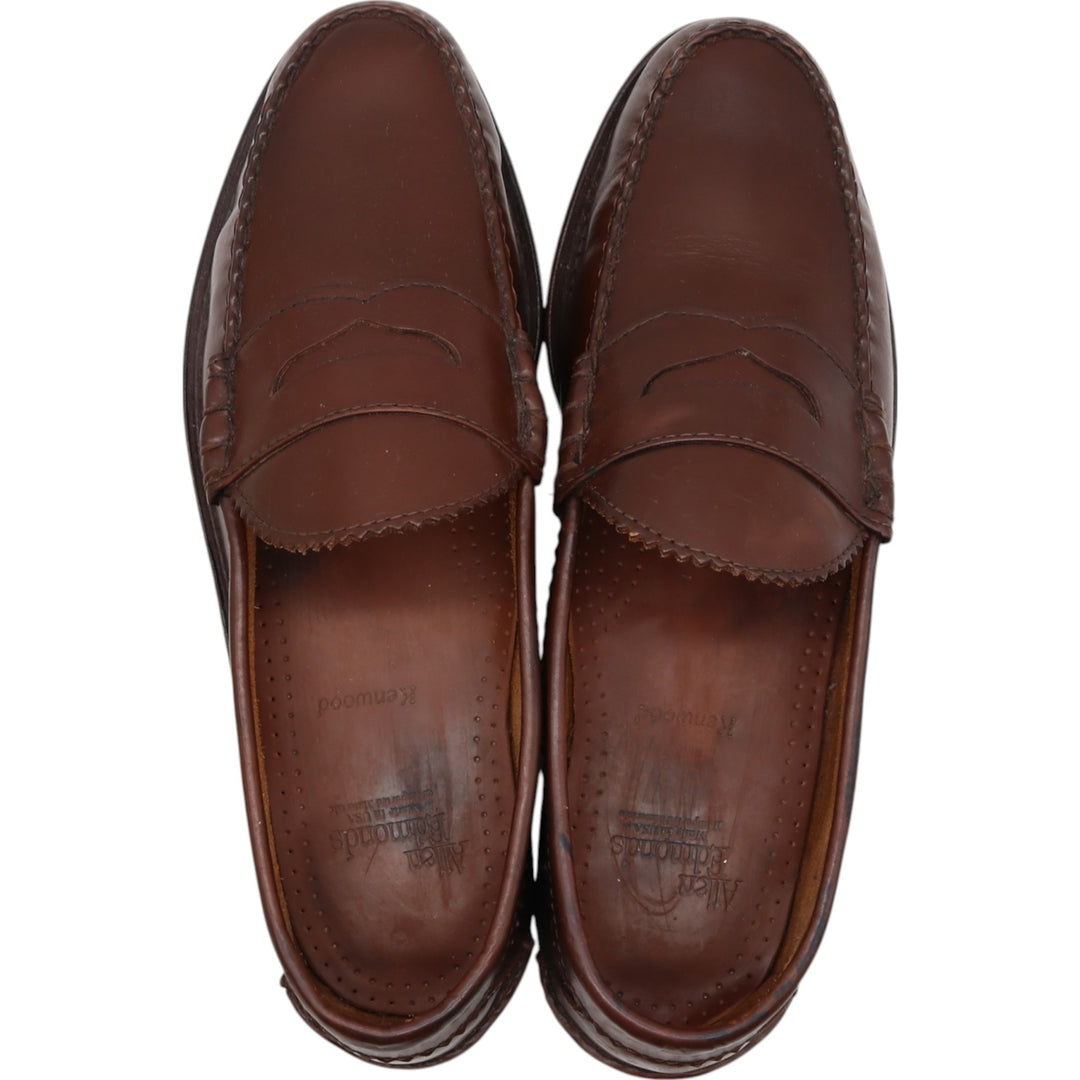 Allen Edmonds Kenwood Coin Loafers Made in USA 10 1/2 Men's 28.5cm genuine leather brown type Vintage Second Hand