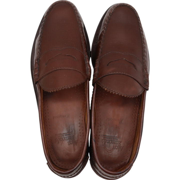 Allen Edmonds Kenwood Coin Loafers Made in USA 10 1/2 Men's 28.5cm genuine leather brown type Vintage Second Hand