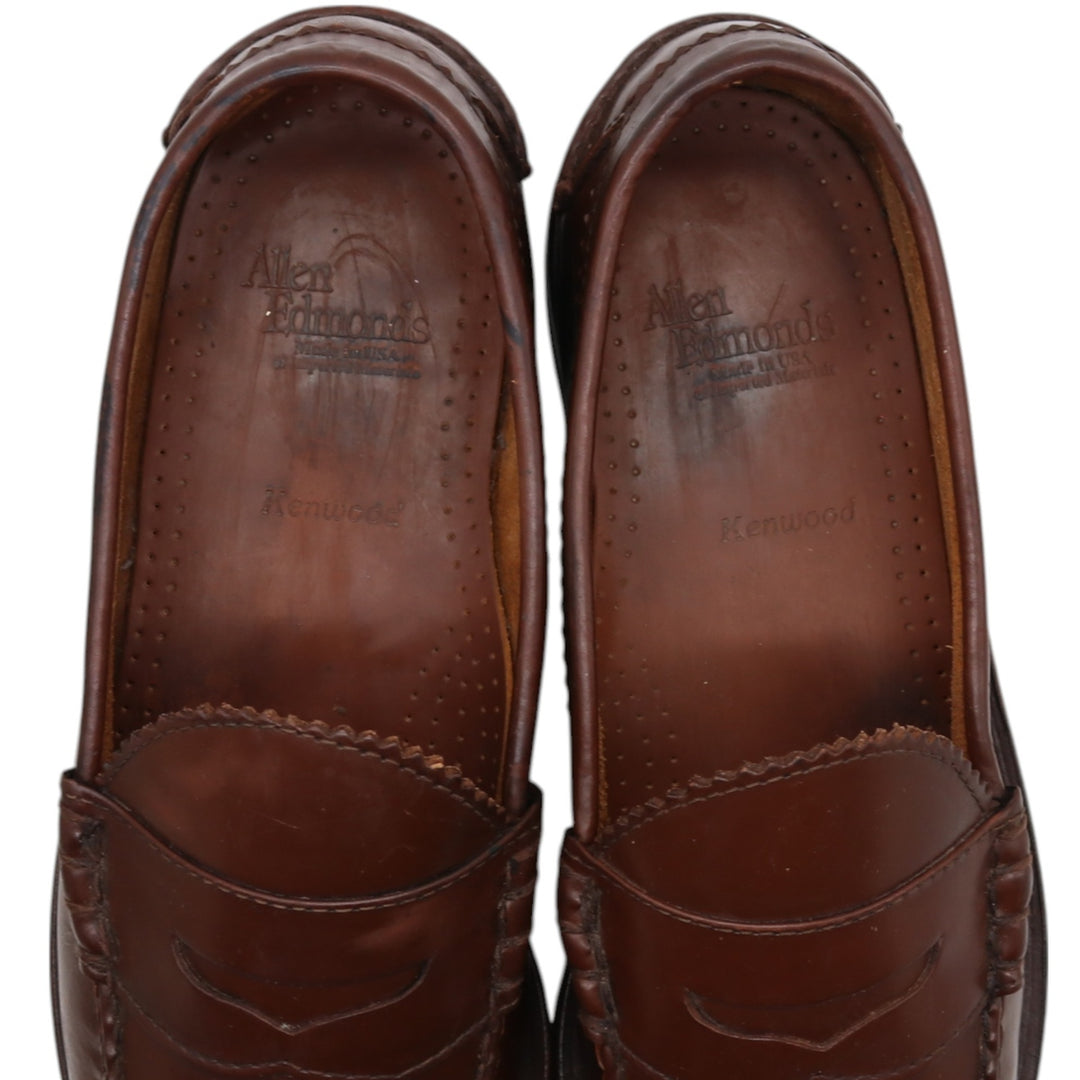 Allen Edmonds Kenwood Coin Loafers Made in USA 10 1/2 Men's 28.5cm genuine leather brown type Vintage Second Hand
