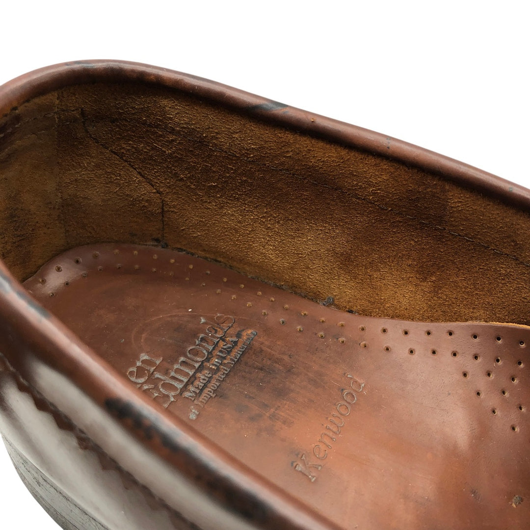 Allen Edmonds Kenwood Coin Loafers Made in USA 10 1/2 Men's 28.5cm genuine leather brown type Vintage Second Hand