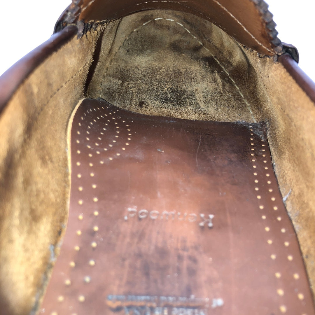 Allen Edmonds Kenwood Coin Loafers Made in USA 10 1/2 Men's 28.5cm genuine leather brown type Vintage Second Hand
