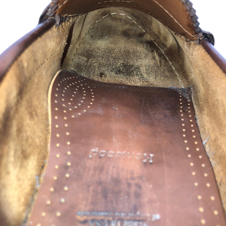 Allen Edmonds Kenwood Coin Loafers Made in USA 10 1/2 Men's 28.5cm genuine leather brown type Vintage Second Hand