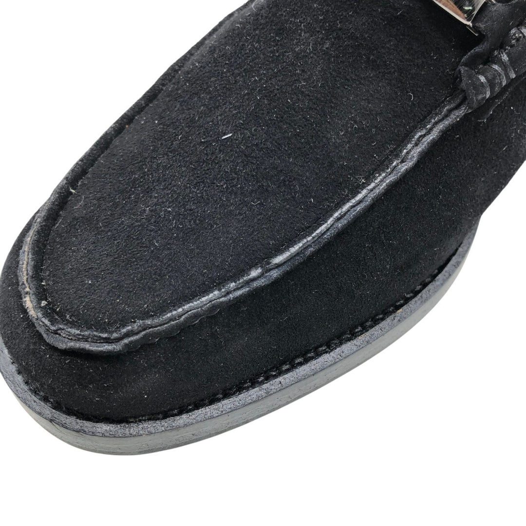 Bally Bit Loafers Made in Italy 5 Women's 22.5cm Genuine Leather Suede black type Vintage Second Hand