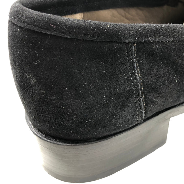 Bally Bit Loafers Made in Italy 5 Women's 22.5cm Genuine Leather Suede black type Vintage Second Hand