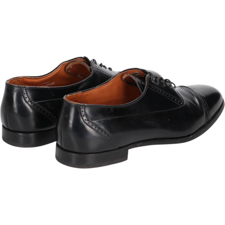 Bostonian Straight Tip Shoes, Made in USA, Size 11 N Men's 29.0cm unclear black type Vintage Second Hand