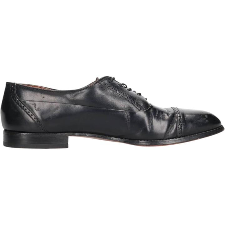 Bostonian Straight Tip Shoes, Made in USA, Size 11 N Men's 29.0cm unclear black type Vintage Second Hand