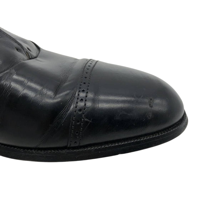 Bostonian Straight Tip Shoes, Made in USA, Size 11 N Men's 29.0cm unclear black type Vintage Second Hand