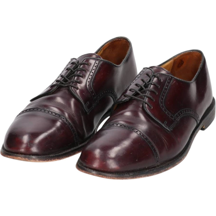 Cole Haan Straight Tip Shoes 10 1/2 Men's 28.5cm genuine leather brown type Vintage Second Hand