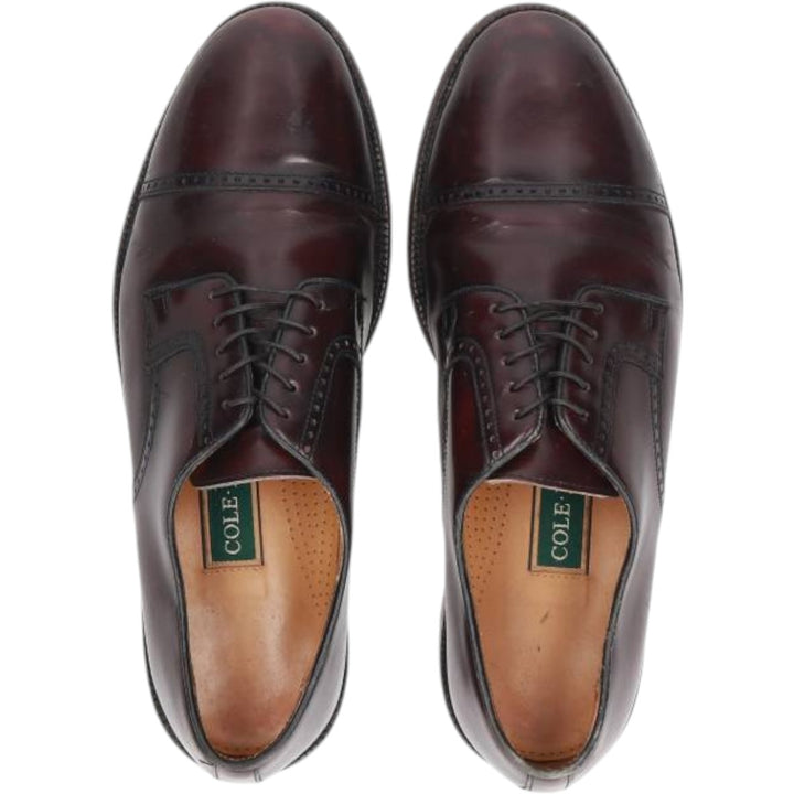 Cole Haan Straight Tip Shoes 10 1/2 Men's 28.5cm genuine leather brown type Vintage Second Hand