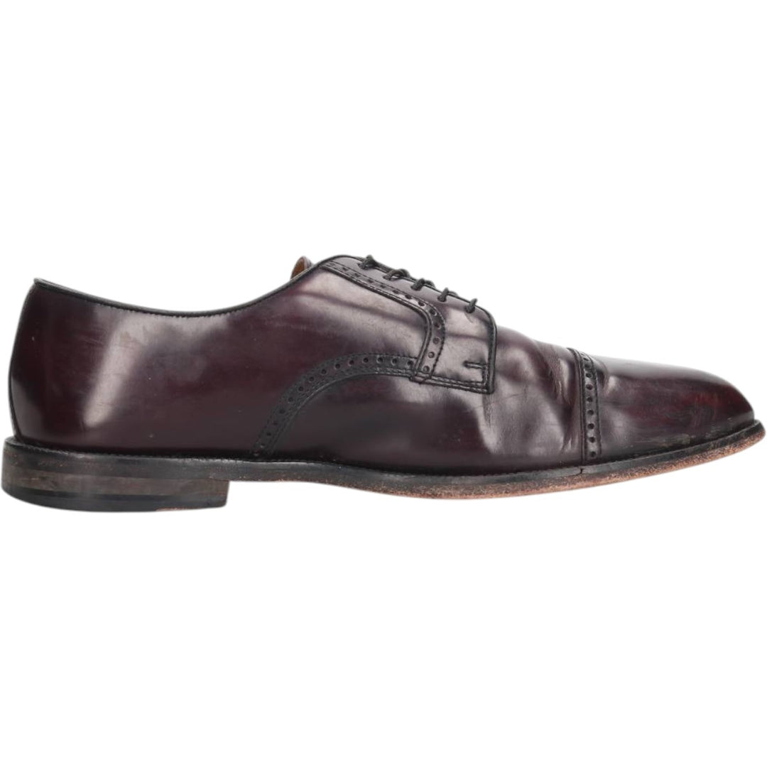 Cole Haan Straight Tip Shoes 10 1/2 Men's 28.5cm genuine leather brown type Vintage Second Hand