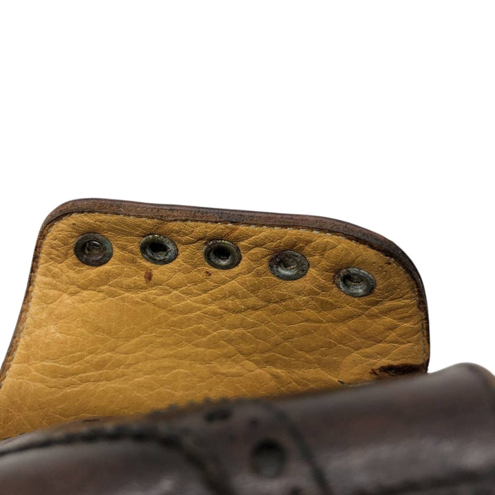 Cole Haan Straight Tip Shoes 10 1/2 Men's 28.5cm genuine leather brown type Vintage Second Hand