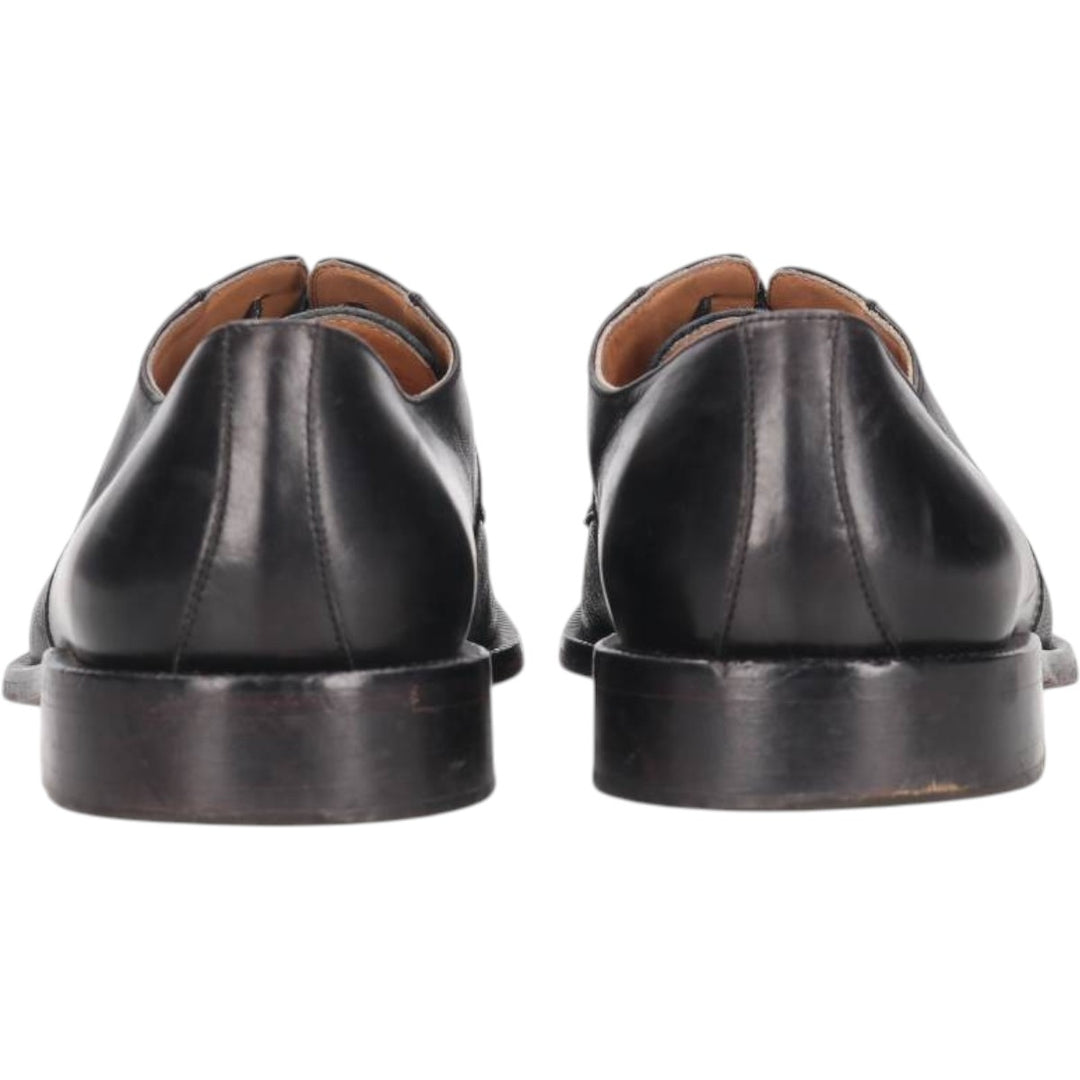 ZILLIONI square-toe straight-tip shoes, made in Italy, size 8M Men's 26.0cm genuine leather black type Vintage Second Hand
