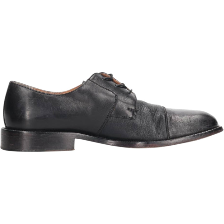 ZILLIONI square-toe straight-tip shoes, made in Italy, size 8M Men's 26.0cm genuine leather black type Vintage Second Hand