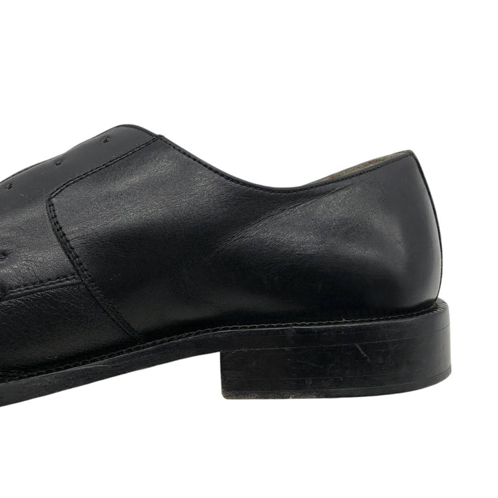 ZILLIONI square-toe straight-tip shoes, made in Italy, size 8M Men's 26.0cm genuine leather black type Vintage Second Hand