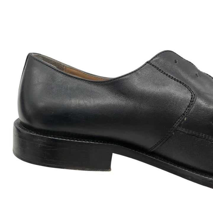 ZILLIONI square-toe straight-tip shoes, made in Italy, size 8M Men's 26.0cm genuine leather black type Vintage Second Hand