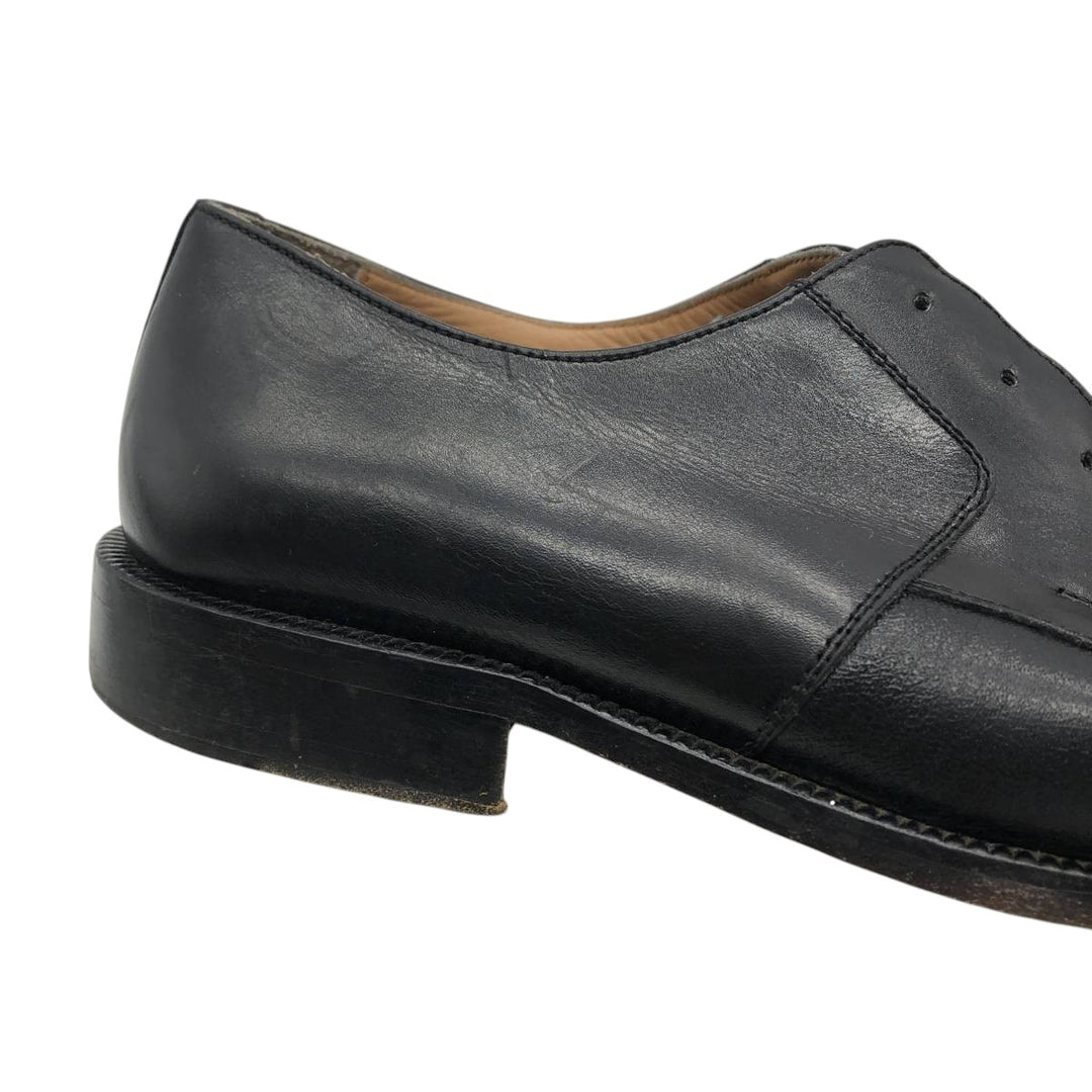 ZILLIONI square-toe straight-tip shoes, made in Italy, size 8M Men's 26.0cm genuine leather black type Vintage Second Hand